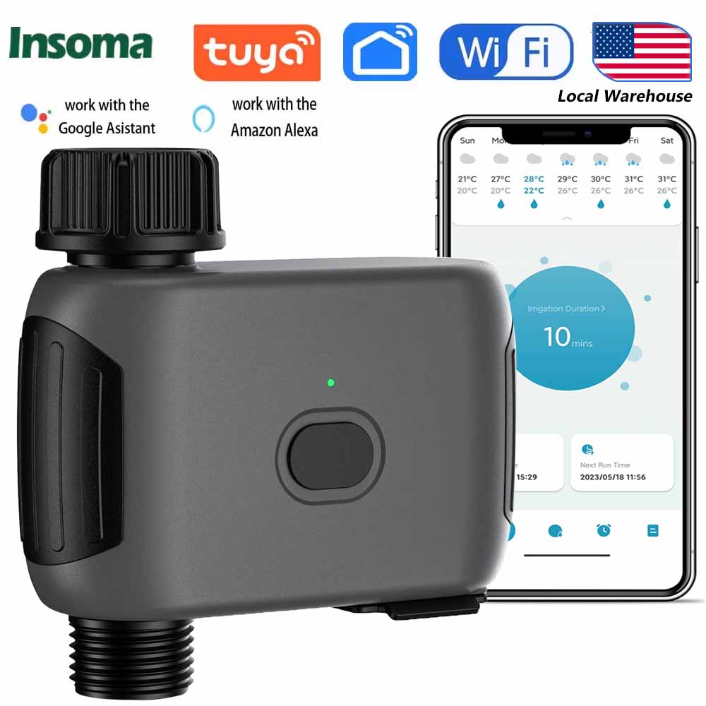 Smart Garden Tap - Programmateur d'arrosage intelligent WiFi INSOMA, contrôle