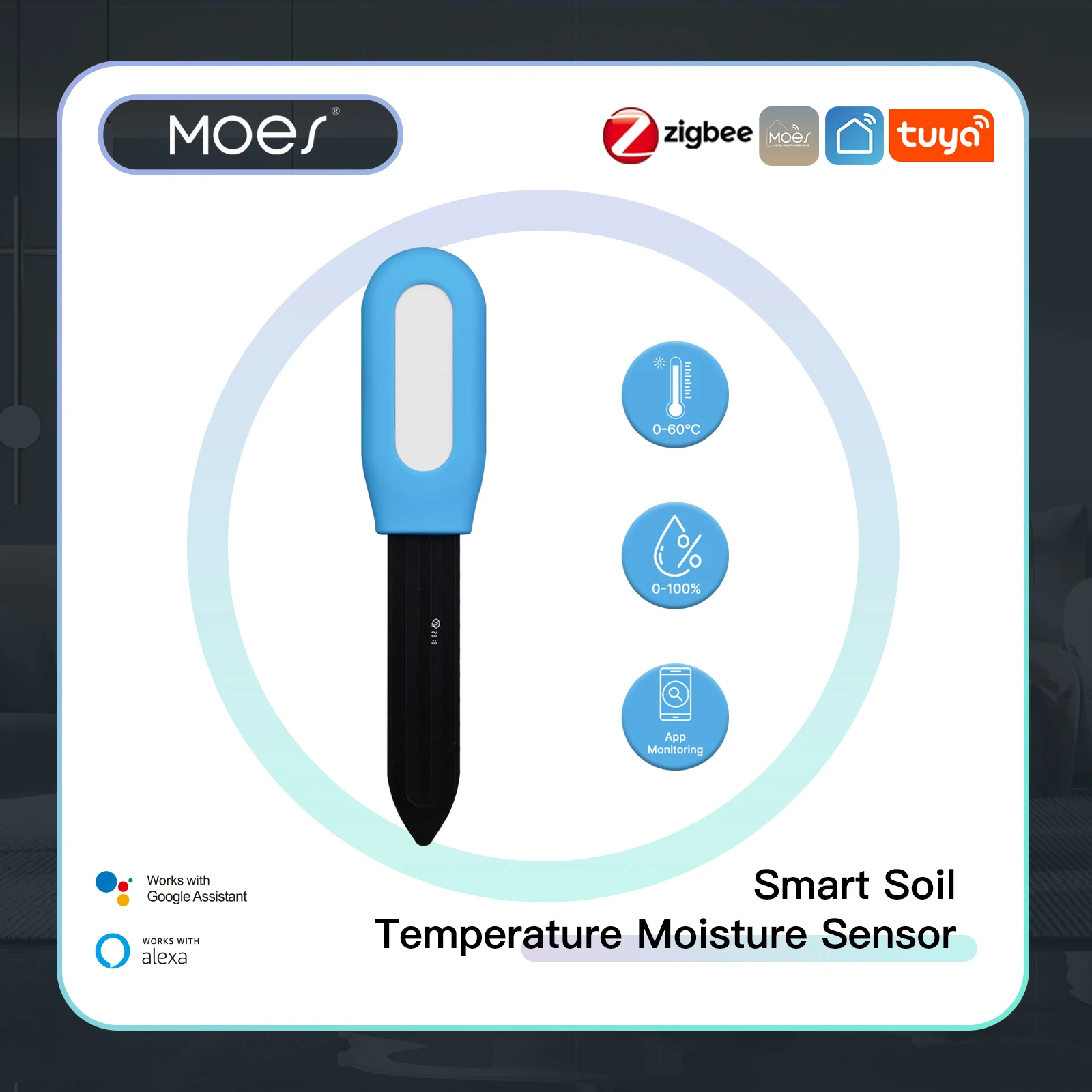 Smart Garden Sensors - MOES – compteur intelligent de température