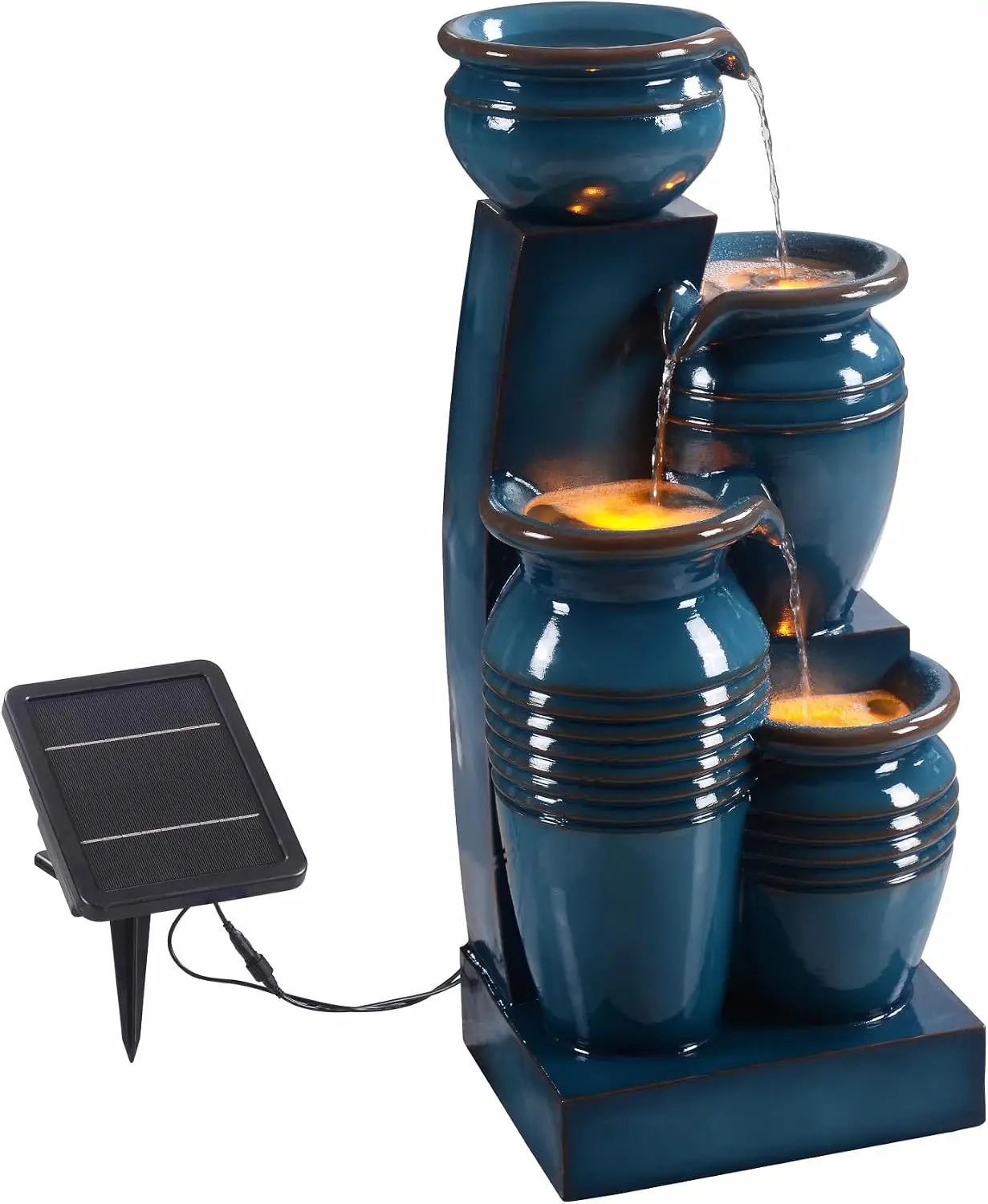 Smart Garden Spotlights - Fontaine à eau solaire à 4