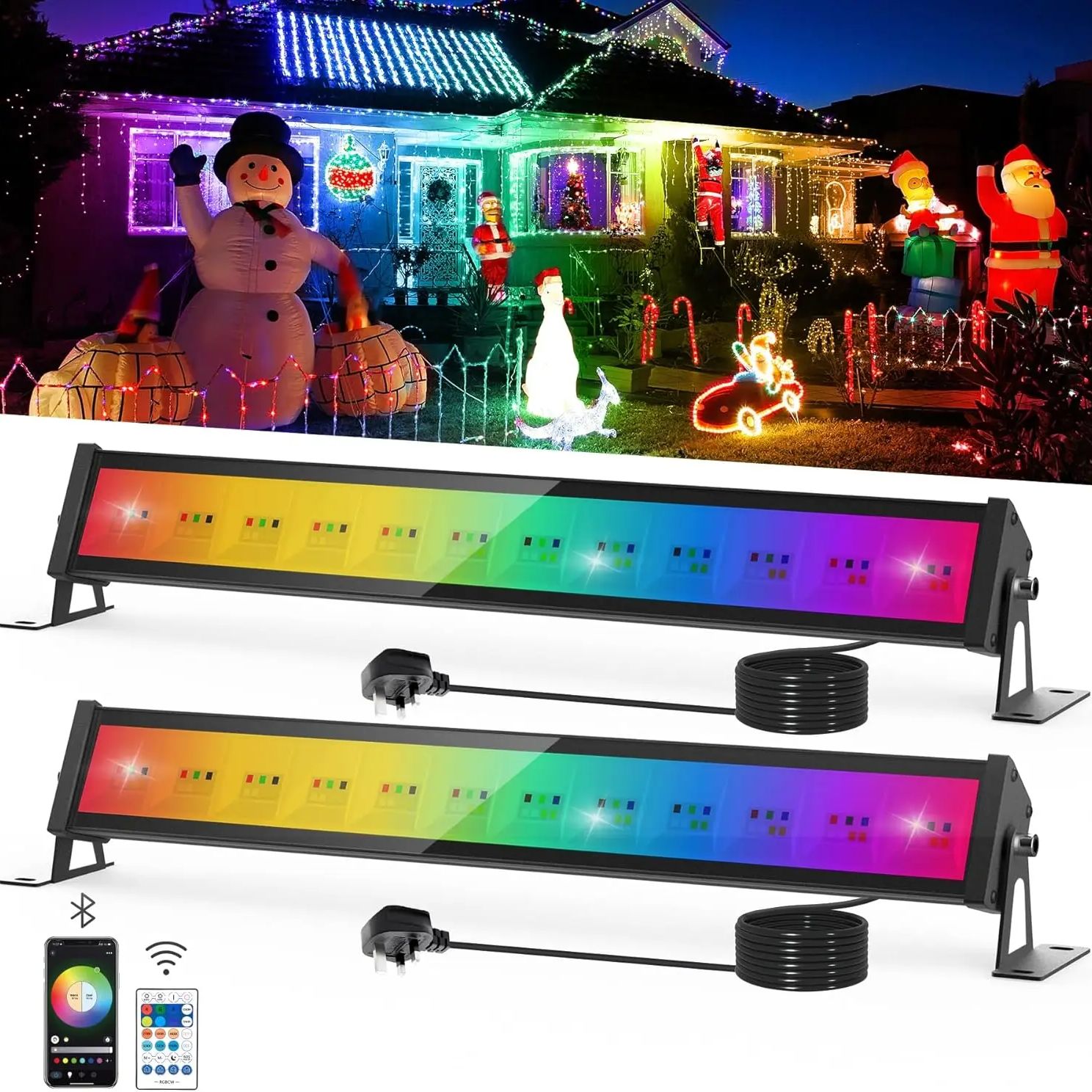 Barre de budgétaire LED RVB av - Smart Garden Lights Uk avis et prix