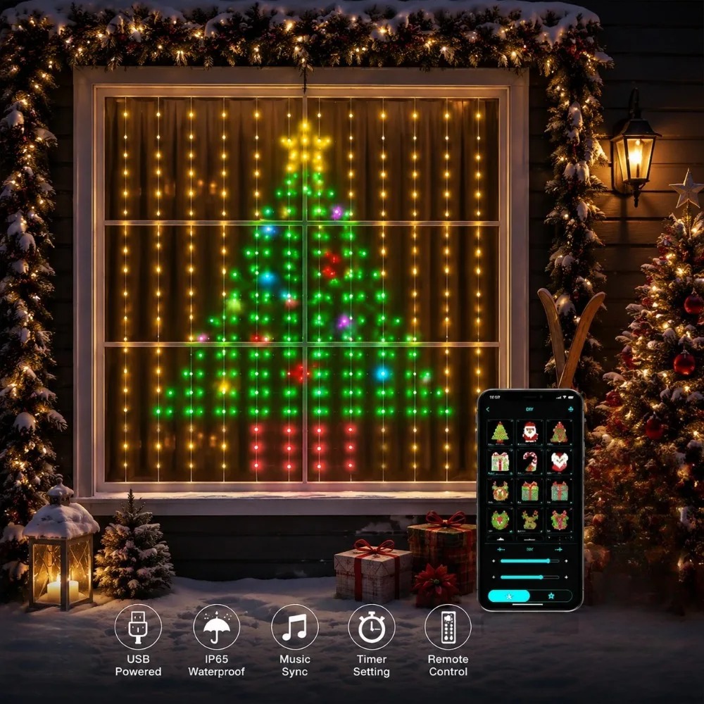 Rideaux lumineux LED à pixels  - Smart Led Garden avis et prix