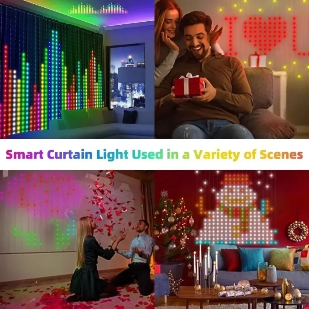 Rideaux lumineux LED à pixels  - Smart Led Garden avis et prix