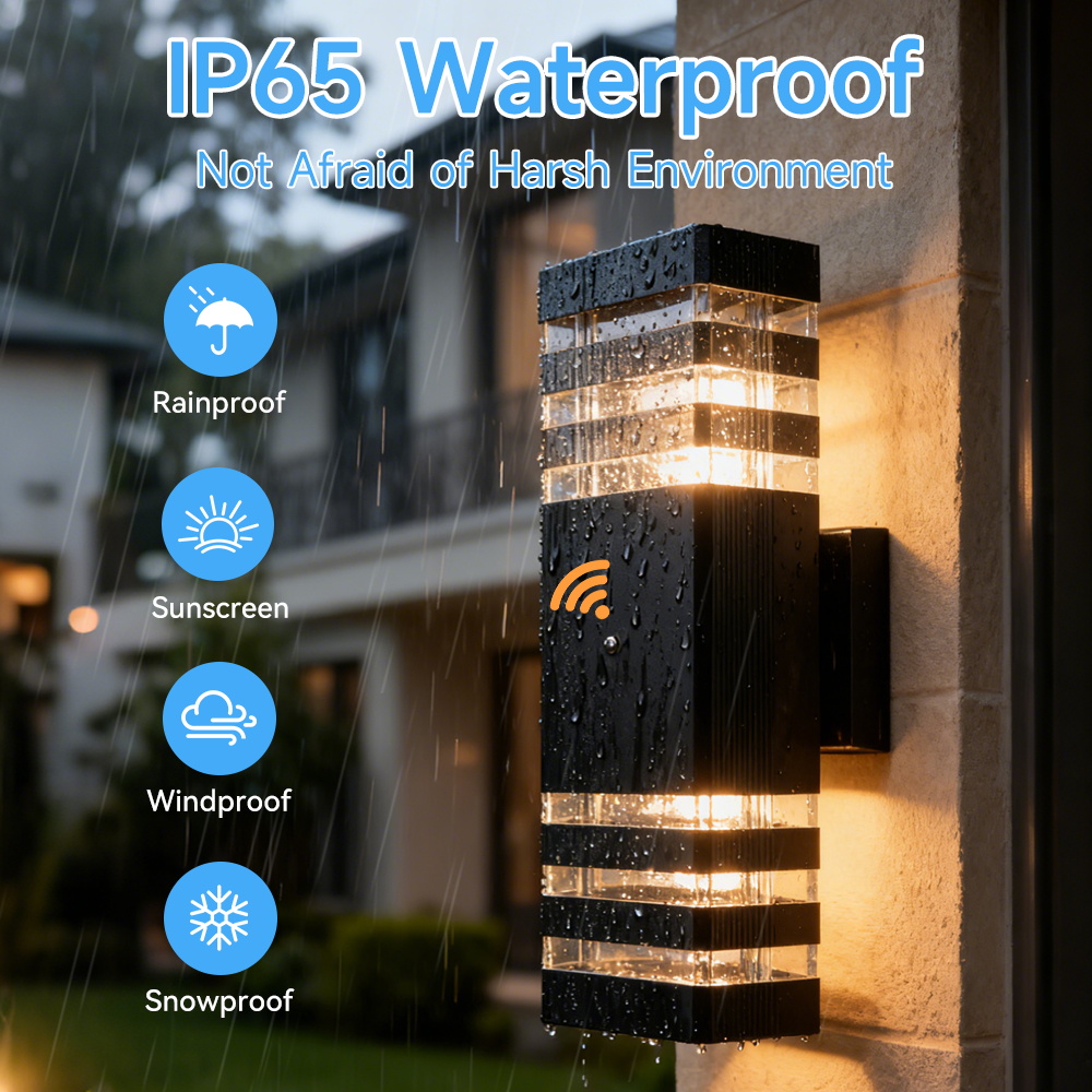 Lampe murale extérieure à capt - Smart Led Garden avis et prix