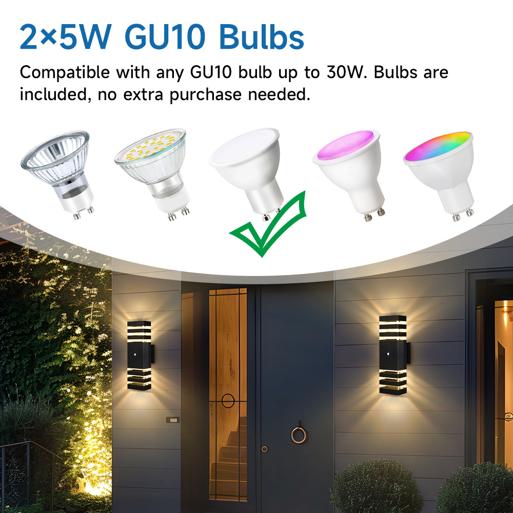 Lampe murale extérieure à capt - Smart Led Garden avis et prix