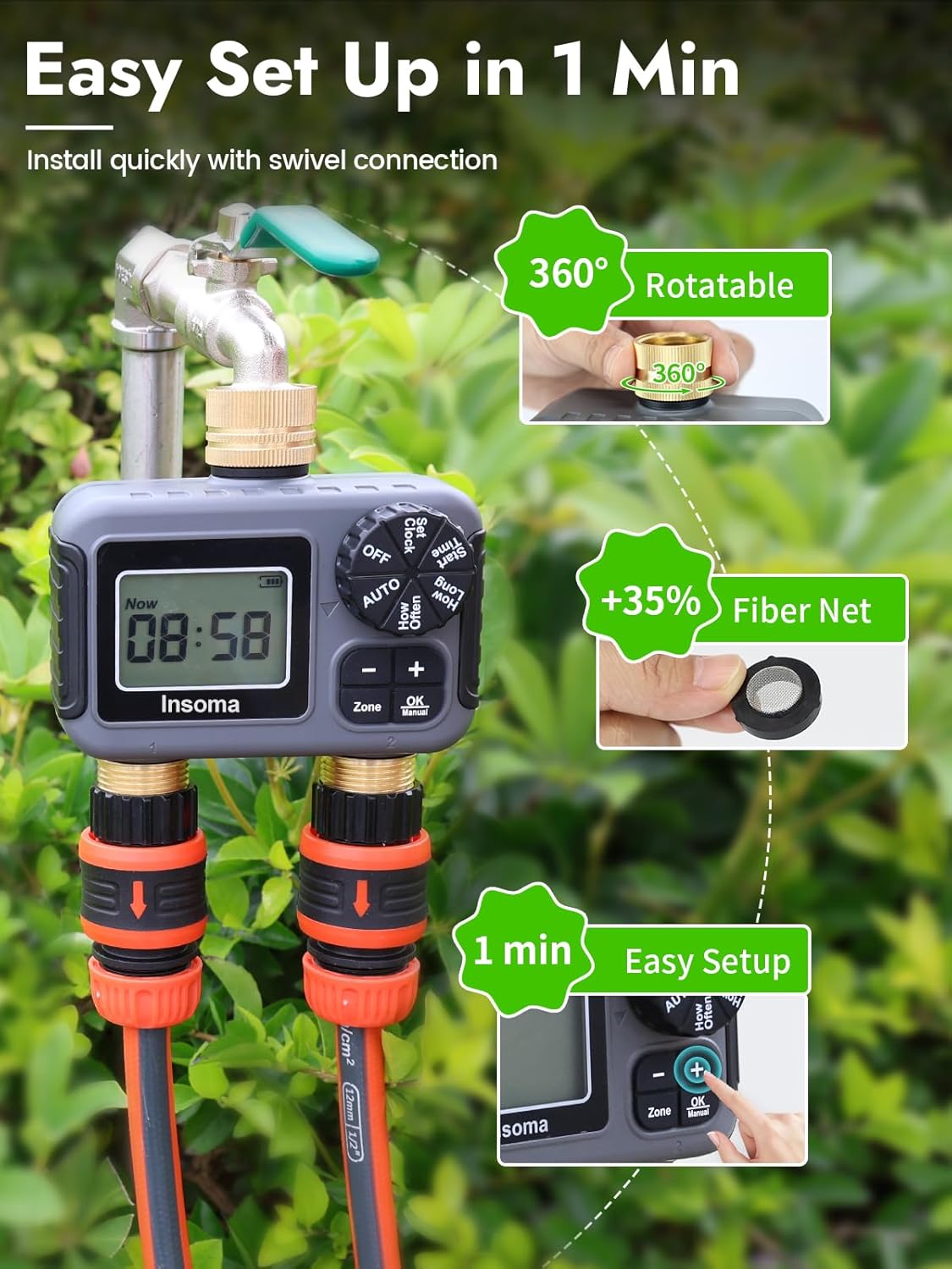 Insoma système d'arrosage d'ir - Smart Garden At Home avis et prix