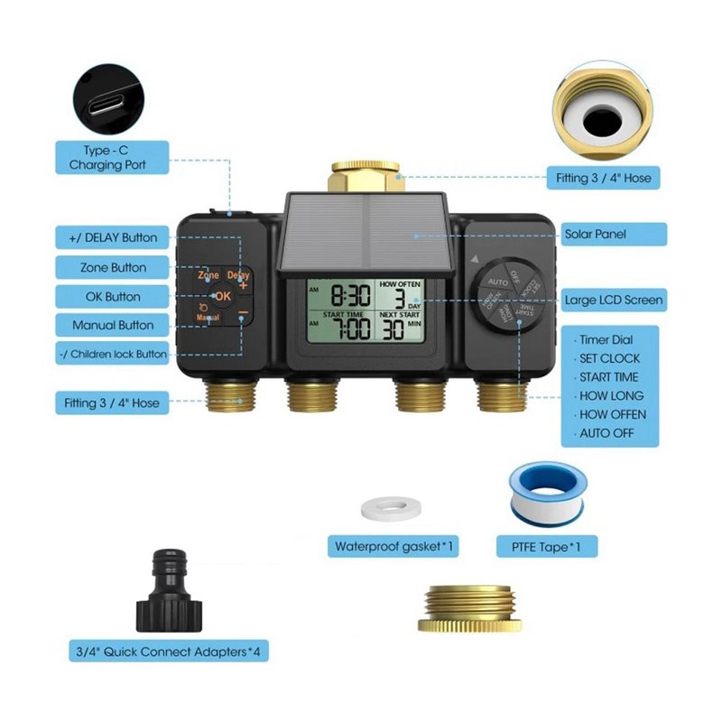 ABYN - Minuteur d'irrigation s - Smart Garden Tap avis et prix