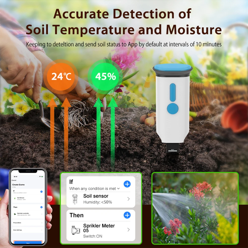 Haozee Tuya Smart WiFi Capteur - Smart Garden Sensors avis et prix