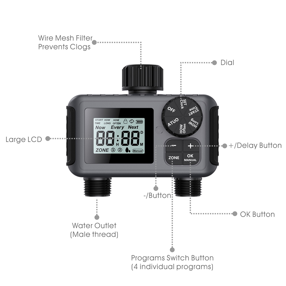 Minuterie intelligente numériq - Smart Garden Tap avis et prix