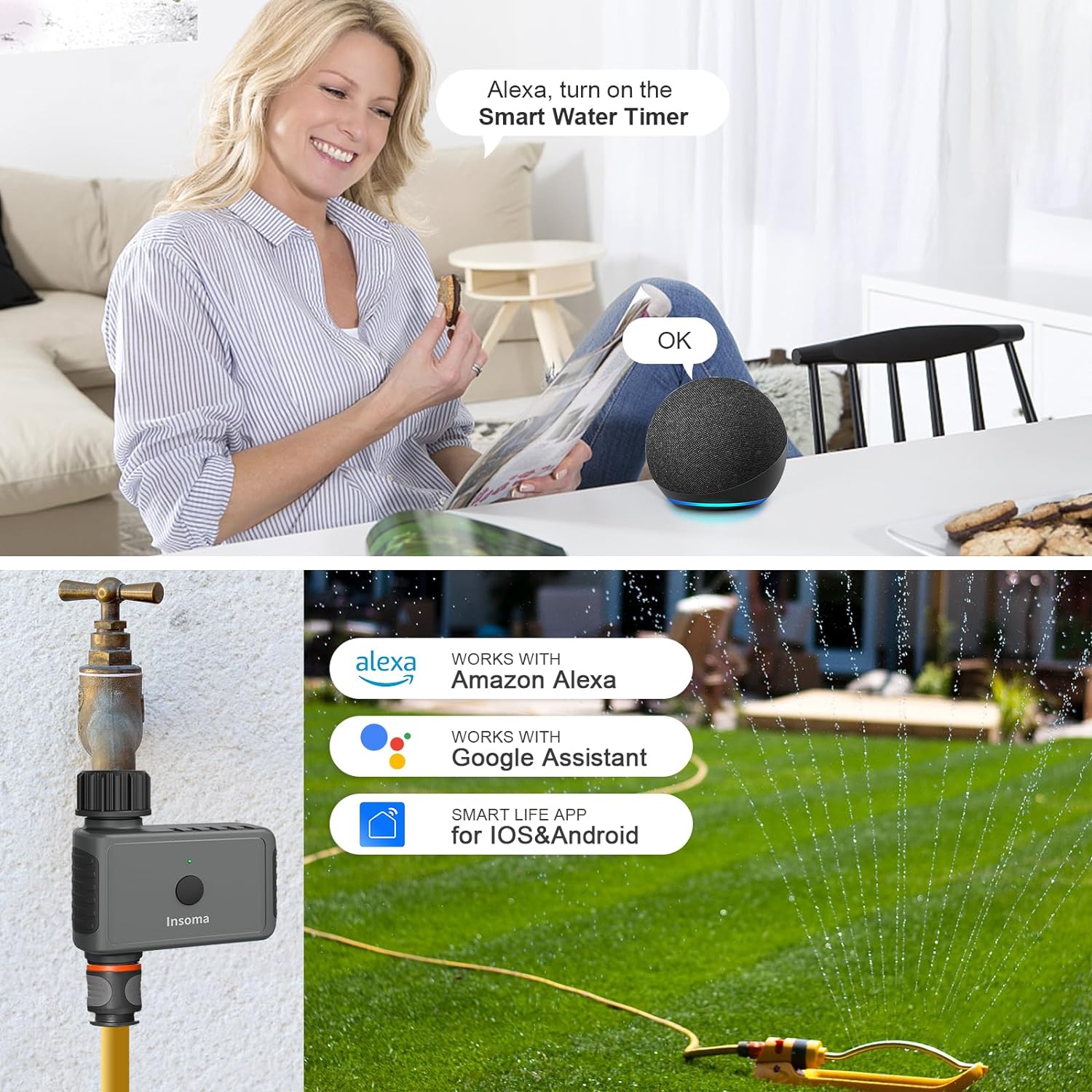 Insoma Wifi minuterie d'arrosa - Smart Garden At Home avis et prix