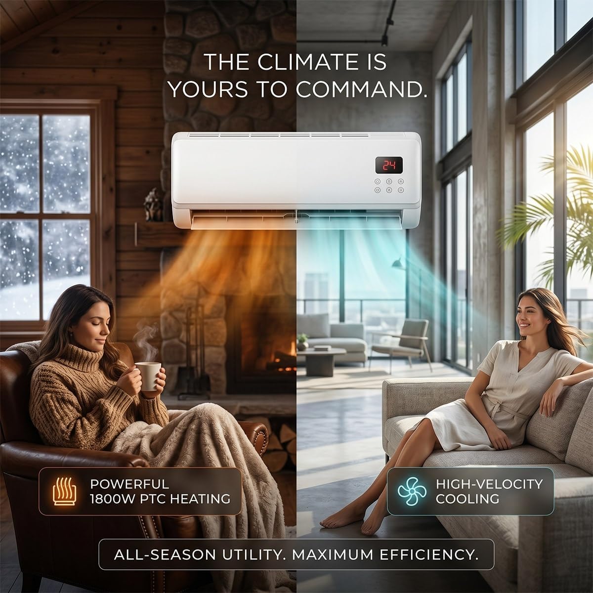 Ventilateur et chauffage combi - Smart Led Garden avis et prix