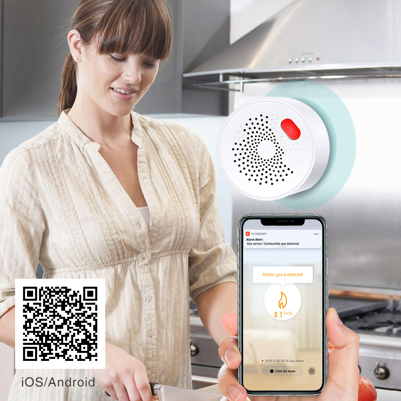 Tuya-Capteur de gaz naturel do - Smart Garden Home avis et prix